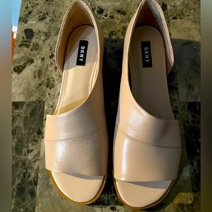 DKNY open toe shoes